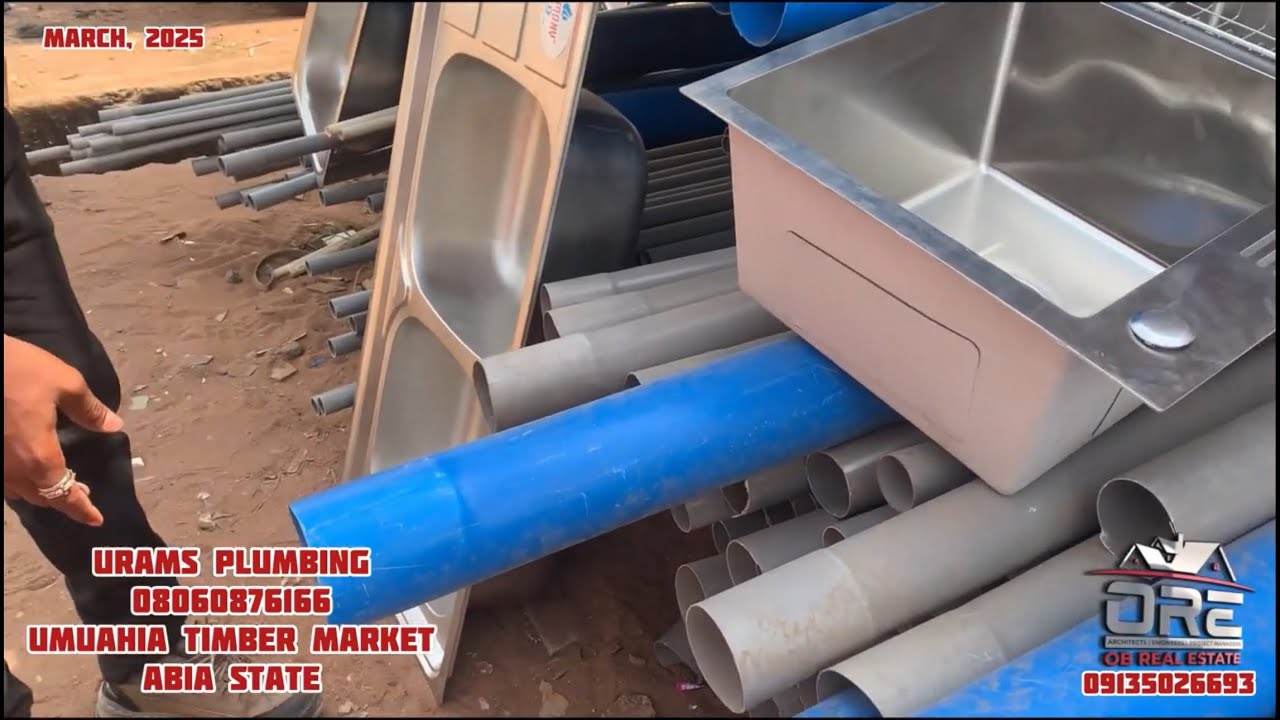 Current Price of Plumbing Materials including Pipes, WCs, Showers, Basins, in Abia, State Nigeria