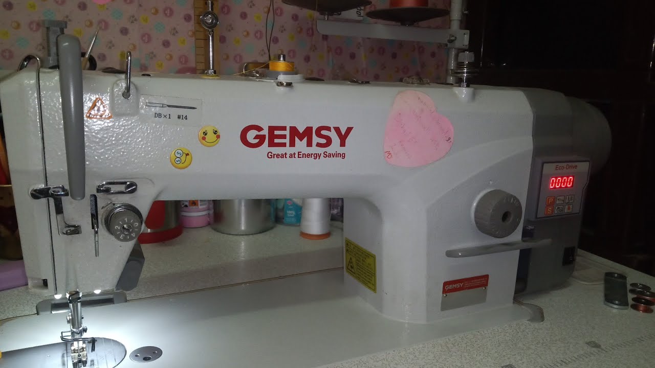 مراجعة لمكنة الخياطة الصناعية GEMSY و الإجابة على تساؤلاتكم