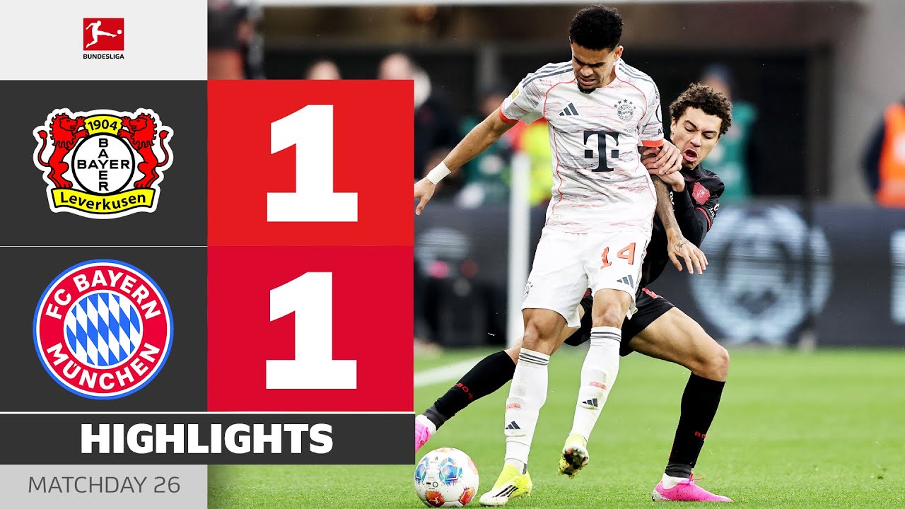 PURE DRAMA: TWO RED CARDS FOR BAYERN! | BAYER 04 LEVERKUSEN - FC BAYERN | Highlights | Bundesliga