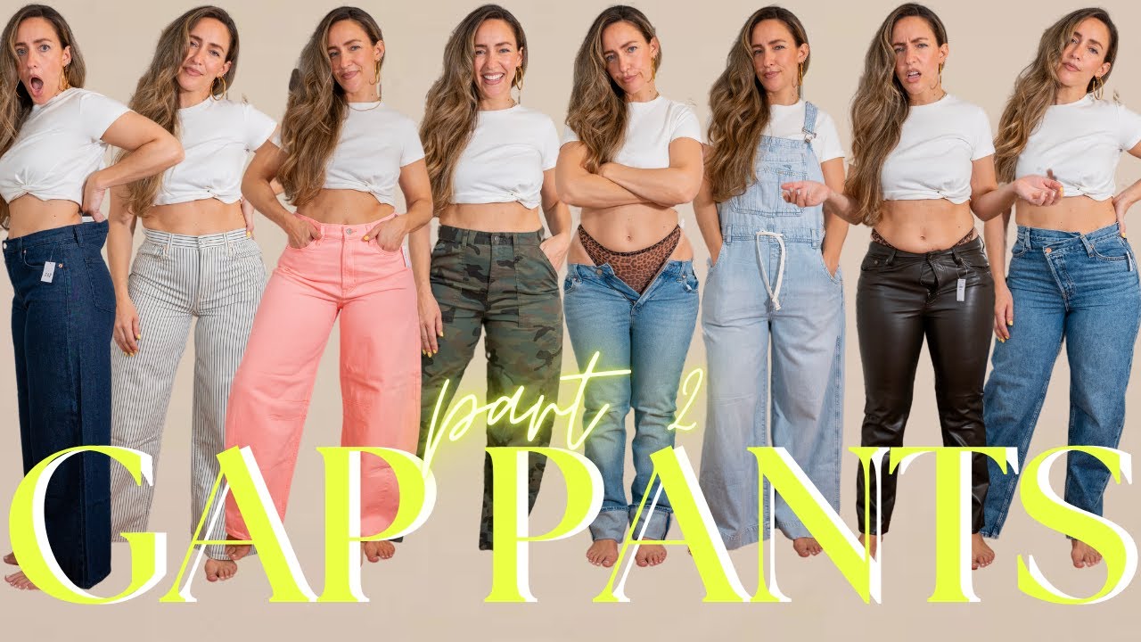 PT2 Realistic @Gap Curvy Pants Try On | Is Gap Curvy Girl Approved?! | Sm Waist/Big Butt Size 8-10