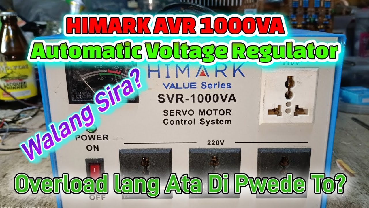 HIMARK SVR-1000VA Sira Daw? Payong Kaibigan Lang!!! #share #repair #avr