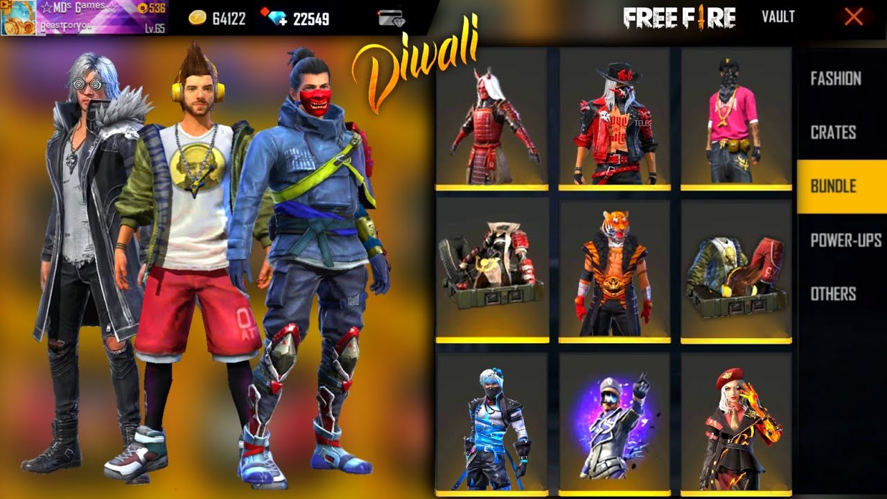 I Got All Rare Bundle In Diwali Wish Event || Break Dancer Bundle || Zombie Samurai || Artic Blue