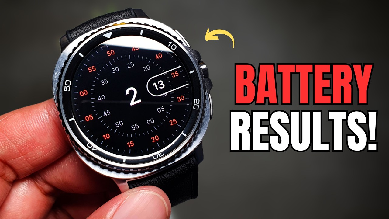 Результаты теста батареи Galaxy Watch 8 Classic вас удивят!