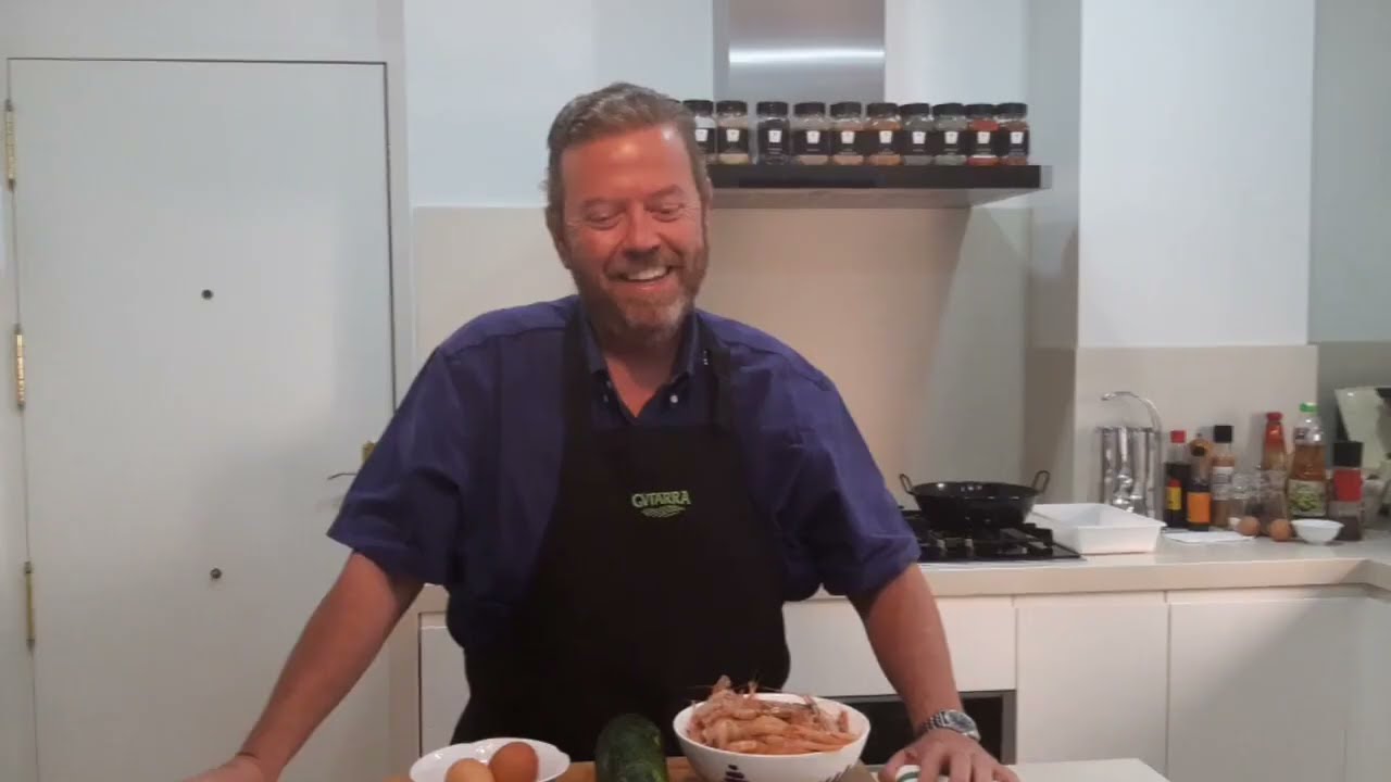 ENSALADILLA DE CALABACIN Y GAMBAS