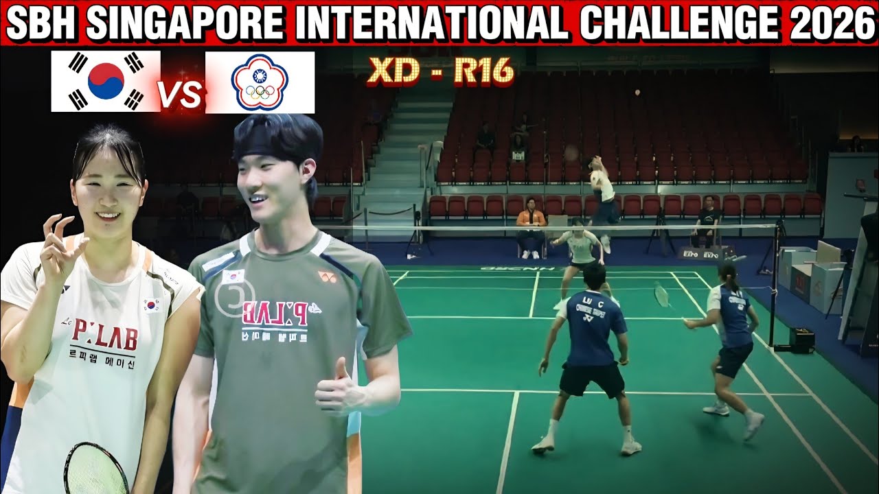 Cho Song Hyun/Jeong Na Eun (KOR) vs Lu Chen/Lin Yen Yu (TPE) | R16 | Badminton Singapore IC 2026
