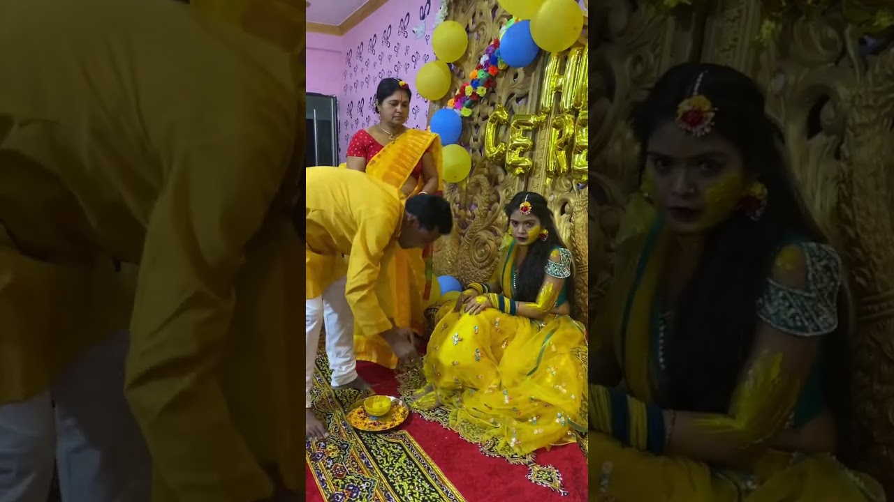 # papa k pyar # very emotional # haldi ceremony # viral video# maa#