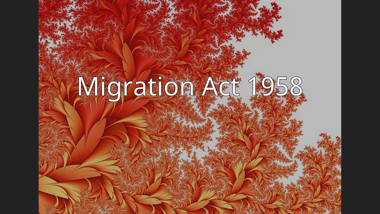 Migration Act 1958