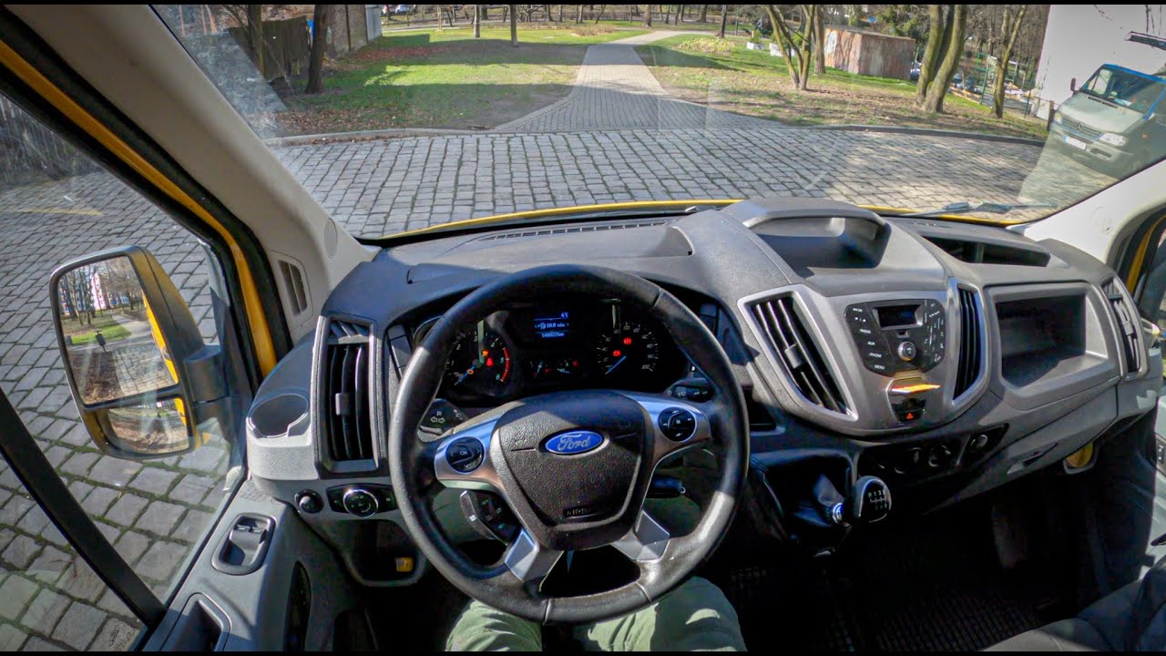 Ford Transit 2017 ( 2.0 TDCI 105 HP ) | POV Test Drive #462 Joe Black