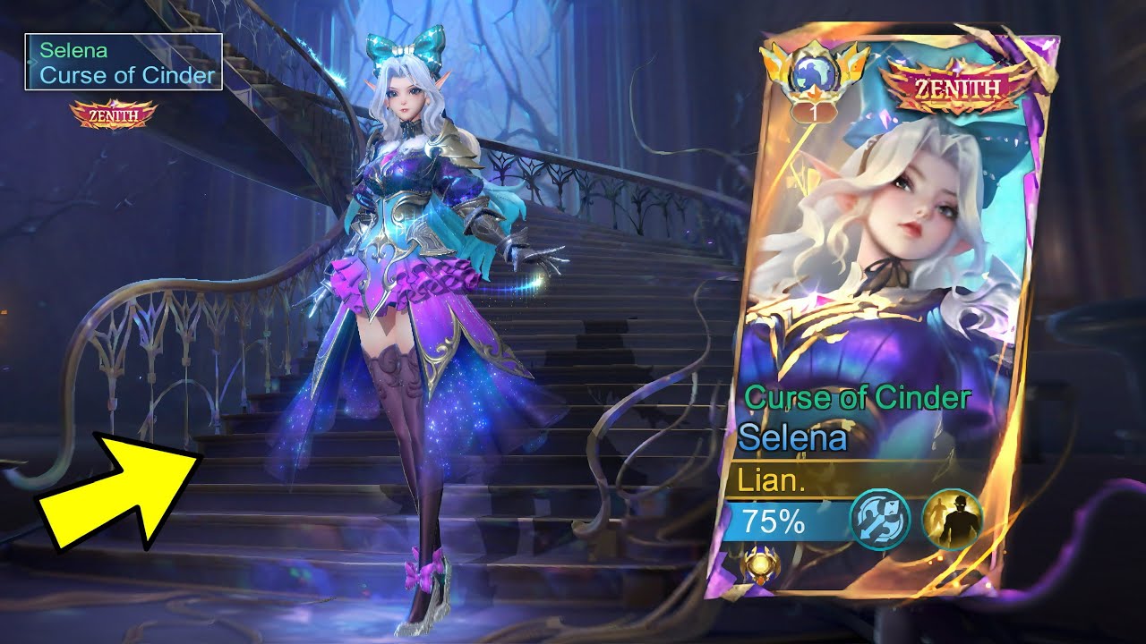 FINALLY!! CURSE OF CINDER SELENA ZENITH SKIN IS HERE!! | SELENA MOST PRETTIEST SKIN?!