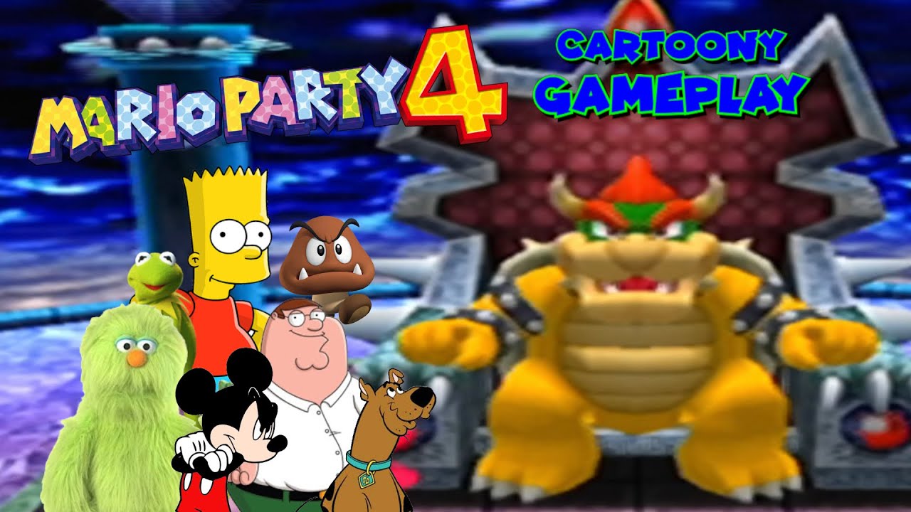 Cartoony Gameplay: Mario Party 4