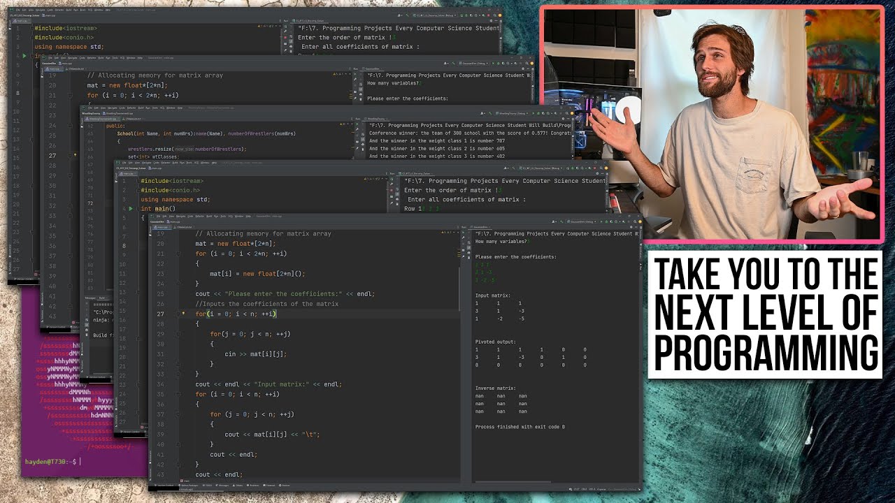 5 Coding Projects (from beginner to advanced)