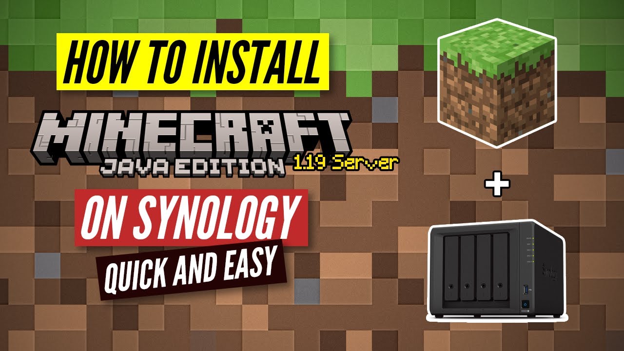 How to: Minecraft Server on Synology NAS (JAVA Edition)