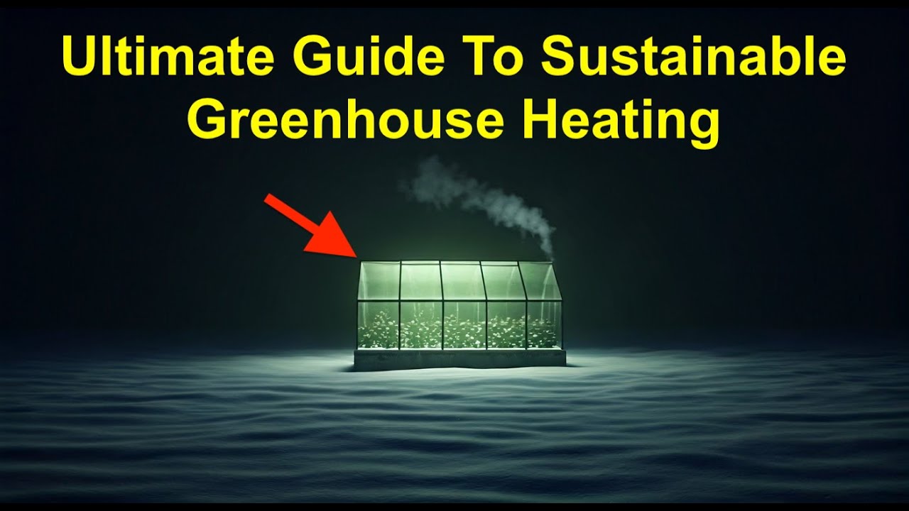 Cheapest DIY Greenhouse Heating - Sustainable Heating Methods DIY Winter Greenhouse 2025