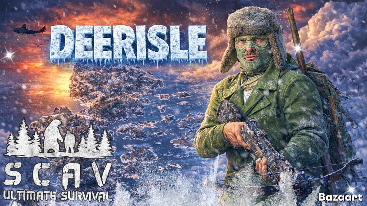 Зимний Хардкорный Deerisle  I SCAV I #dayzstandalone #game #stream