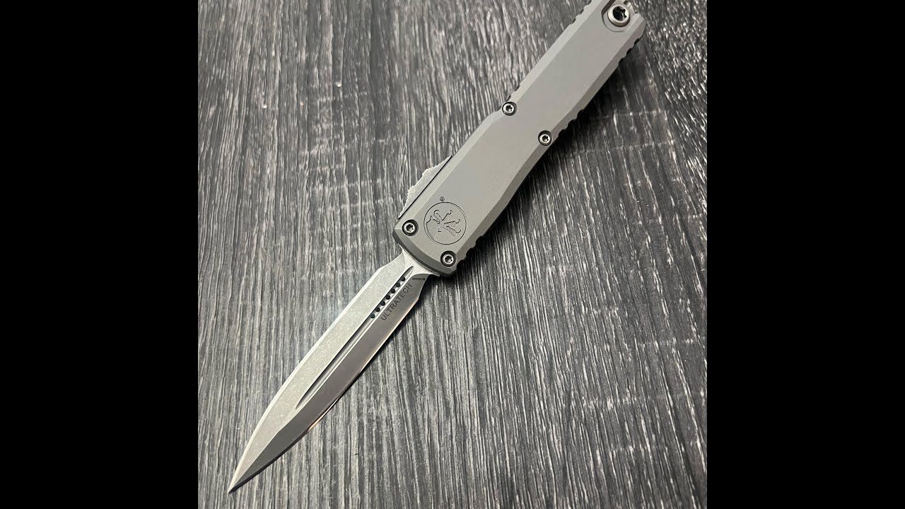 Knife Sharpening - Microtech Ultratech ZBP Dual Edge Dagger