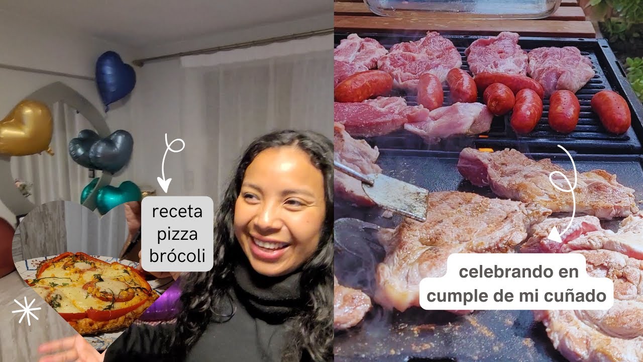 vlog, Receta pizza de brócoli | cumpleaños de mi cuñado