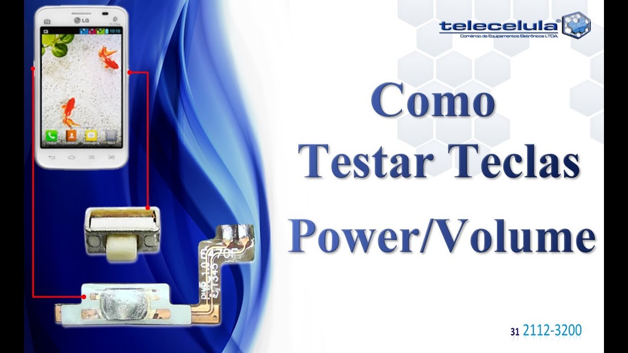 Como Efetuar o Teste de Teclas (Power ou Volume) - TELECELULA