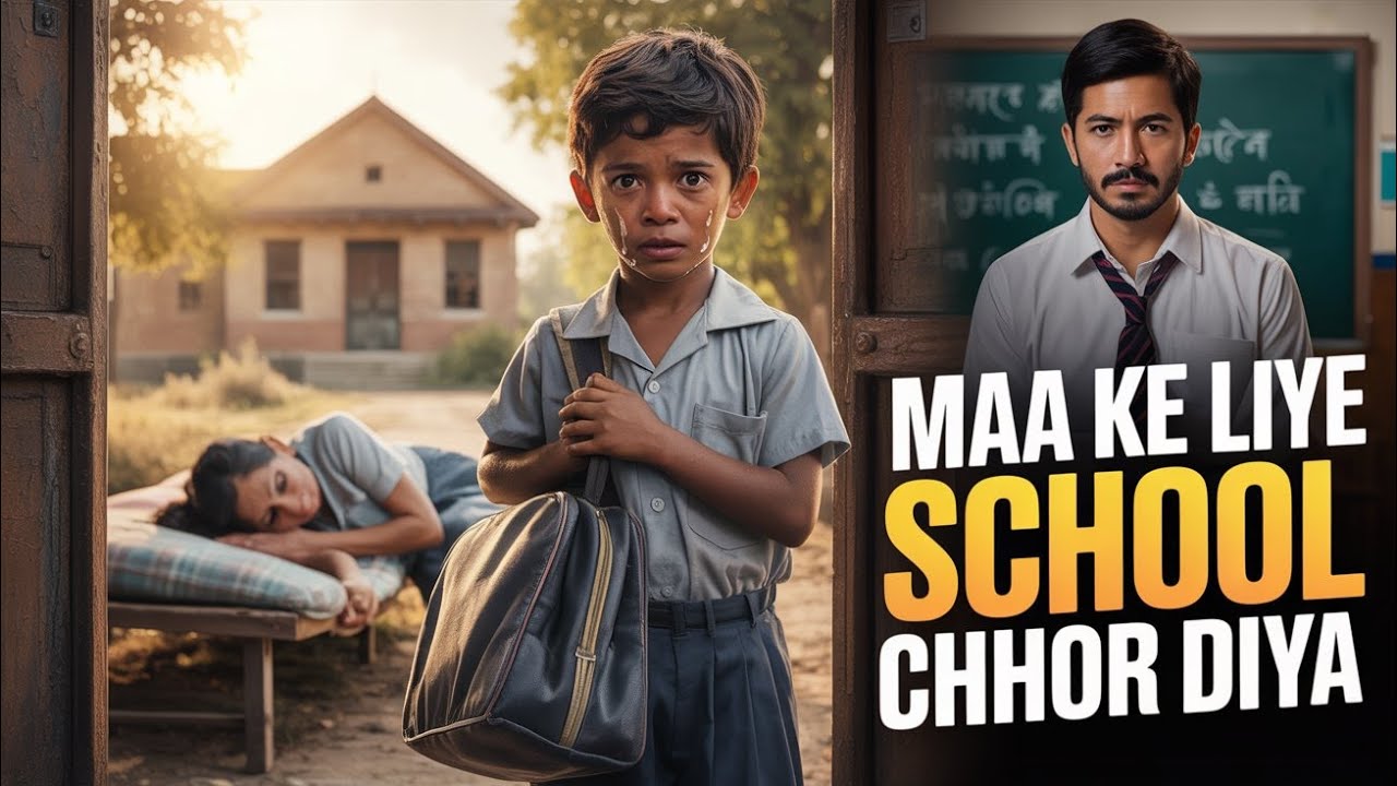 The son who left school for his mother | Who finally became a teacher | A tear-jerking story