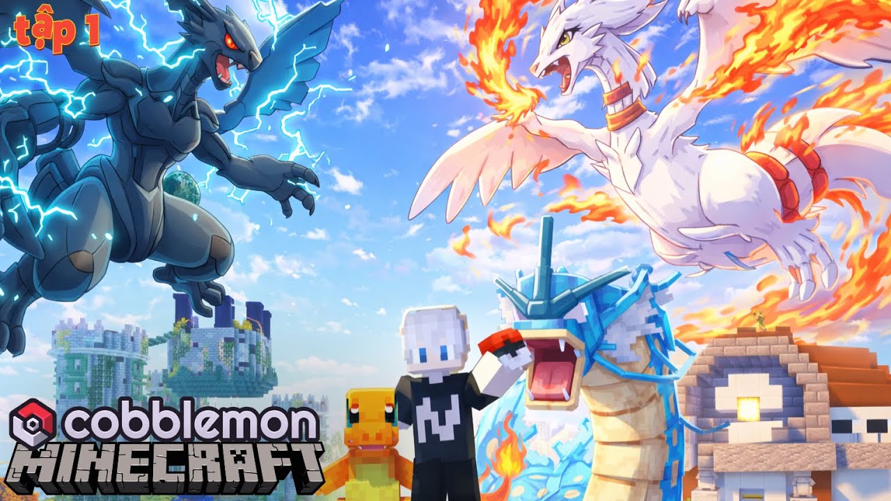 Tập 1 – Bắt Đầu Hành Trình Nhà Nghiên Cứu Pokémon | Minecraft Cobblemon