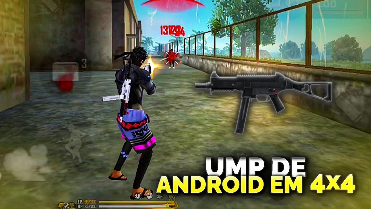 UMP de Android ✨ Highlights em 4x4 ! 🥋 Redmi Note 8 FREEFIRE