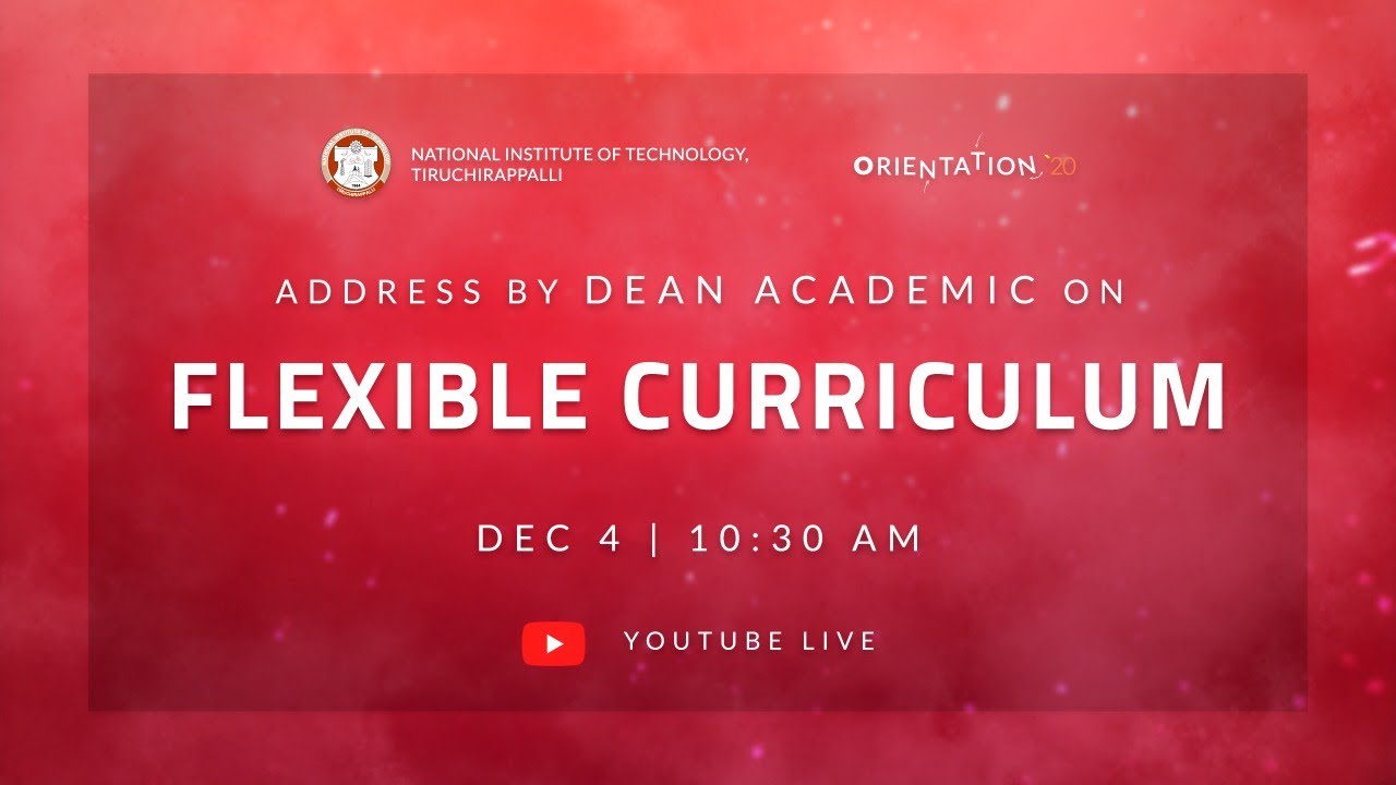 Dean Academic Session - Day 2 (Morning) | 04.12.2020 | NIT Trichy