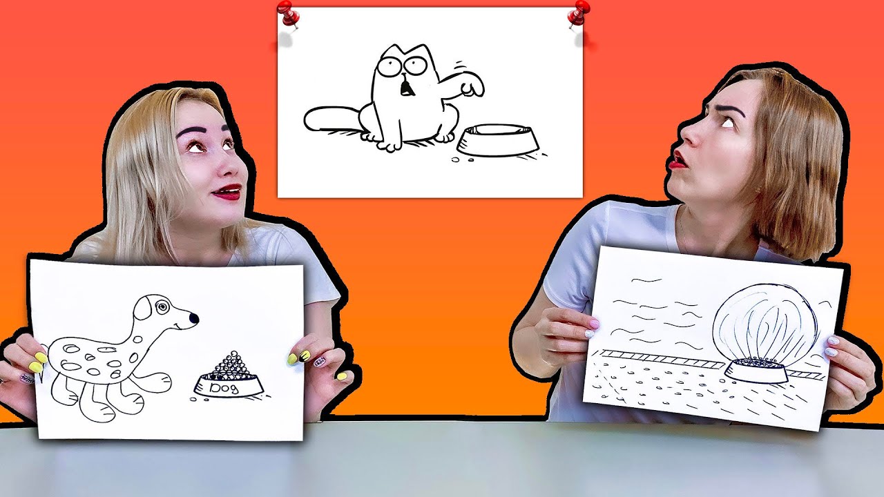 Кто Лучше Дорисует Рисунок Челлендж!