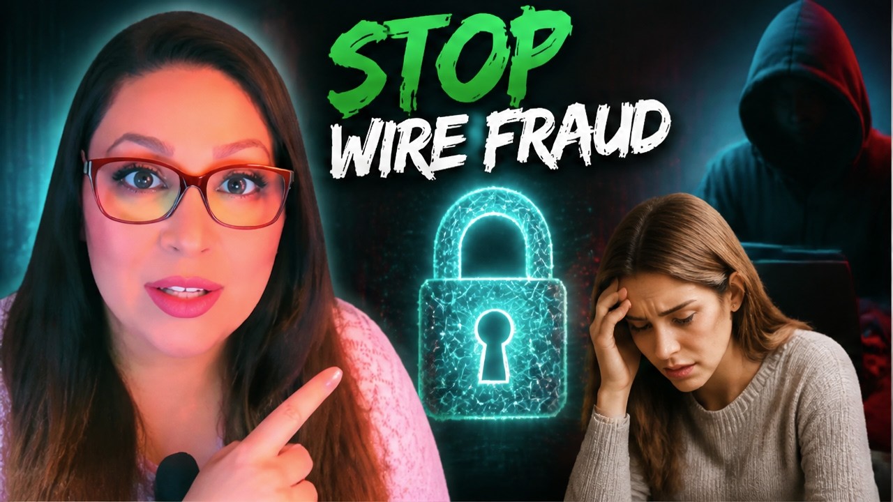 🚨Warning: How to Stop 🛑Wire Fraud Scams in Real Estate ⚠️🕵