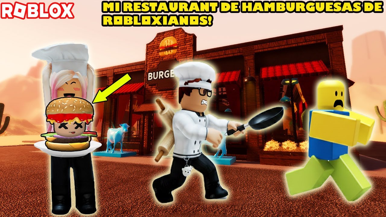 Abrimos Un Restaurant De Hamburguesas Con Carne De Robloxianos Y La Policia Nos Descubre!
