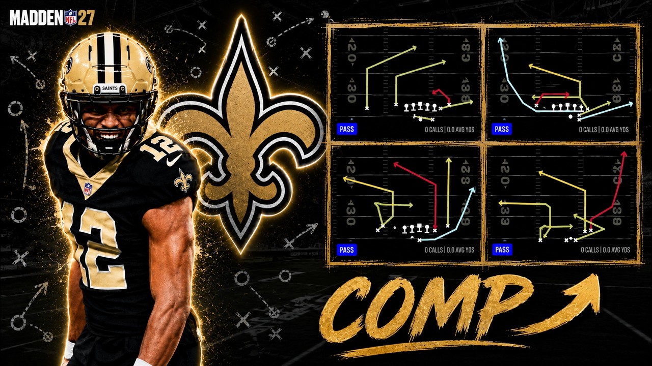 The Best Offense In Madden 27! Full Saints Offensive Breakdown!
