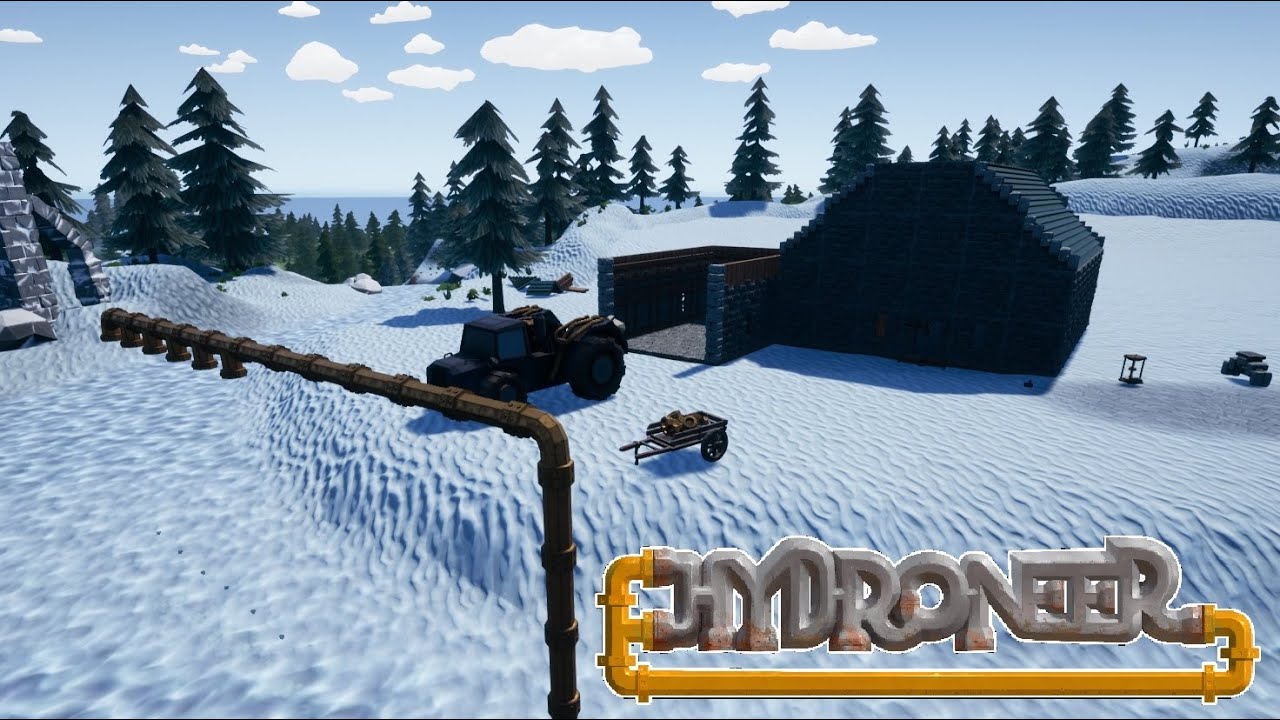 Building Our Manor In The Snow ~ Hydroneer