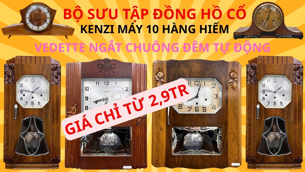 GIÁ CHỈ TỪ 2,9TR ,ĐỒNG HỒ KENZI MÁY 10 , VAN ĐÉT NGẮT CHUÔNG ĐÊM TỰ ĐỘNG , VAI BÒ SIÊU MINI !
