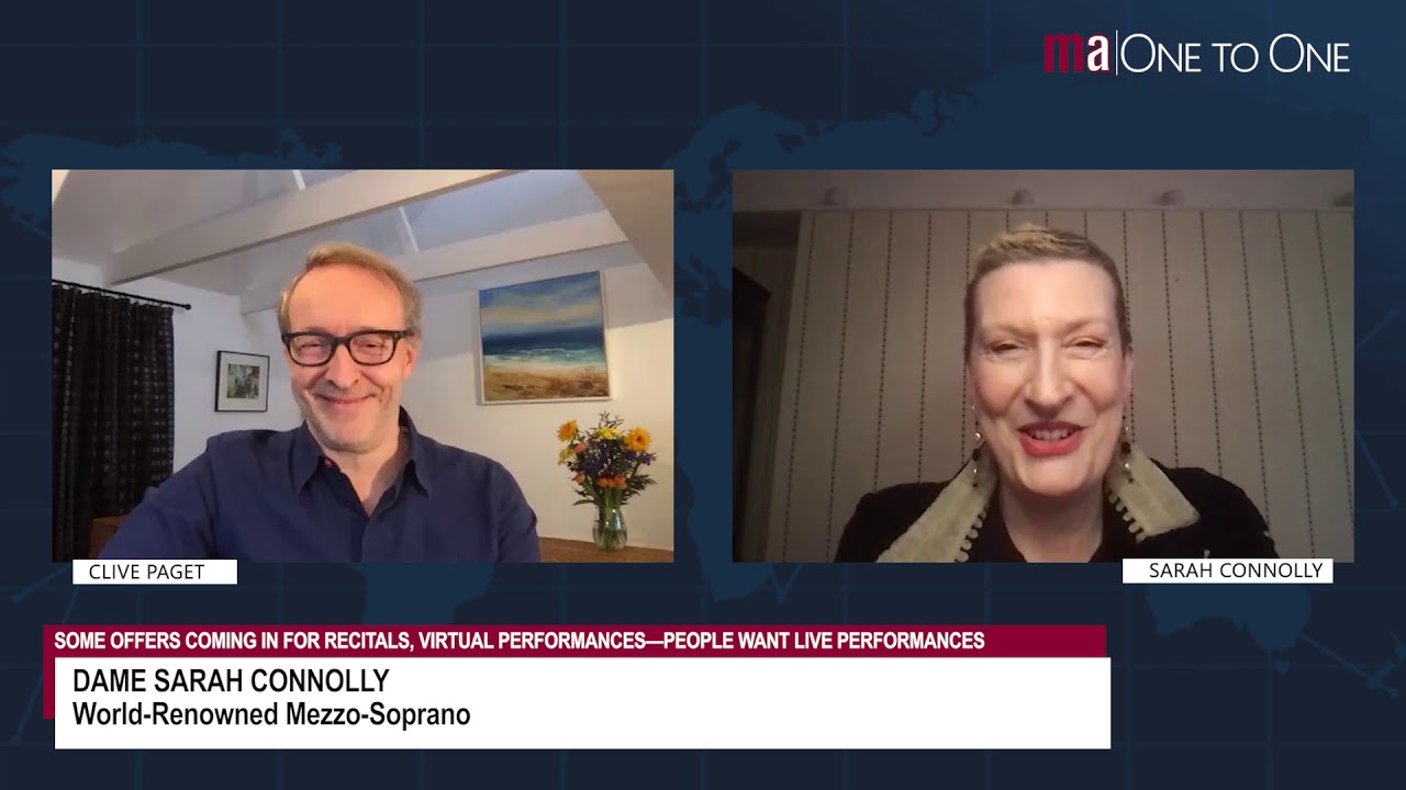 One to One with Dame Sarah Connolly, world-famous mezzo-soprano