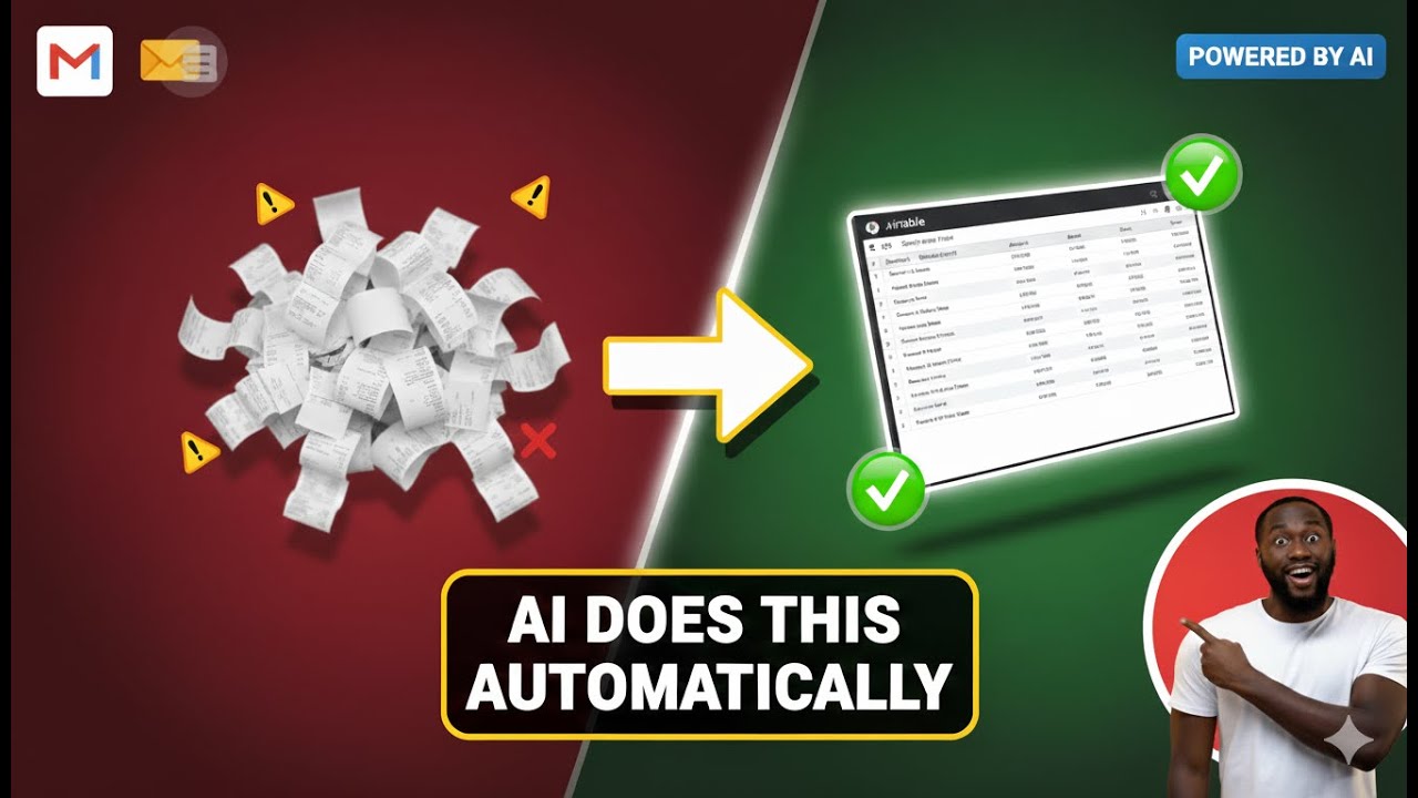 I Automated My Receipt Tracking & Saved 10 Hours a Month (Gmail + AI + Free Tools)