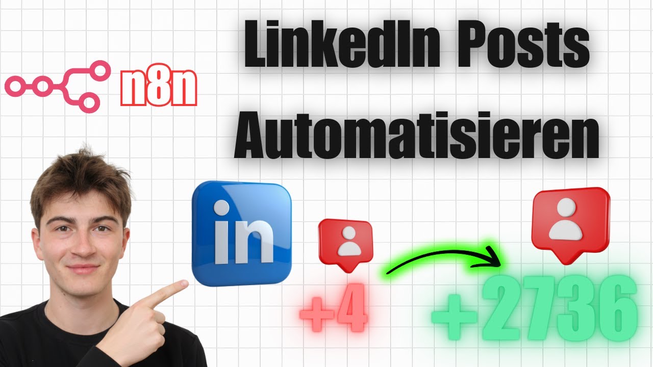 LinkedIn auf Autopilot: T&auml;gliche SEO-Posts mit KI + n8n &ndash; komplett automatisch! (Gratis Template)