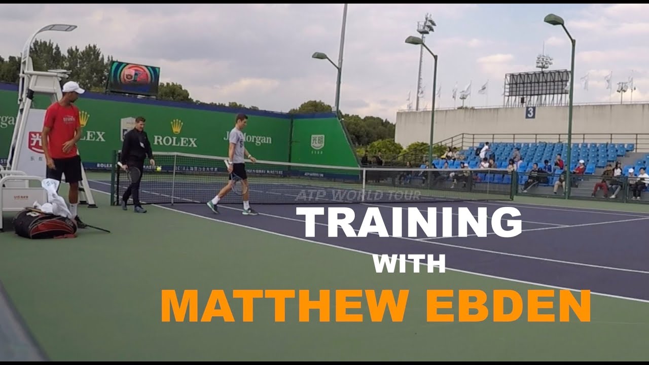 Training With Matthew Ebden (ATP high No. 39) - Rolex Shanghai Masters (TENFITMEN)