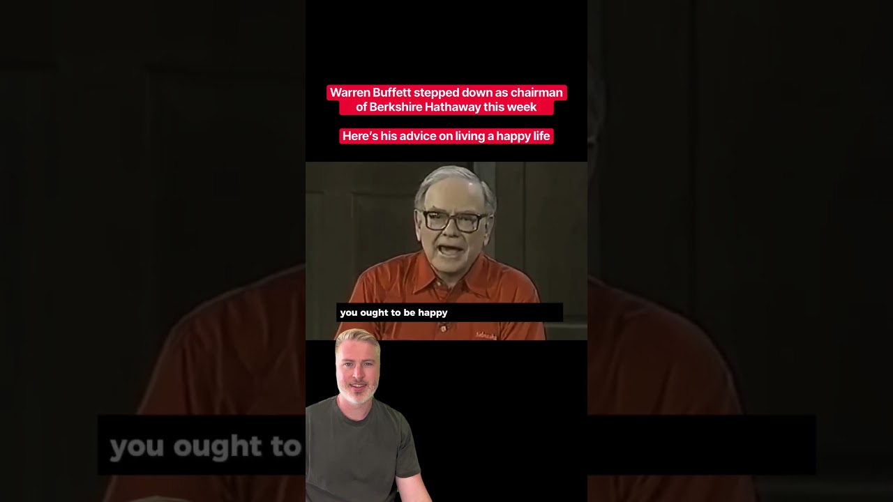 Warren Buffett on happiness