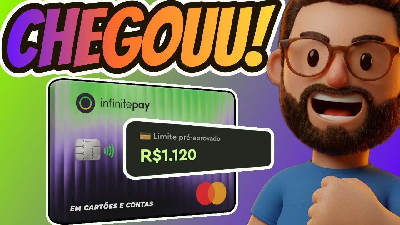 QUENTINHAS! CHEGOU O CART&Atilde;O DE CR&Eacute;DITO INFINITEPAY MASTERCARD SEM ANUIDADE E COM LIMITE PR&Eacute; APROVADO