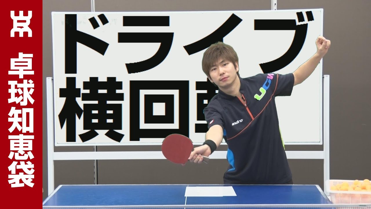 横回転サーブをドライブする方法【卓球知恵袋】