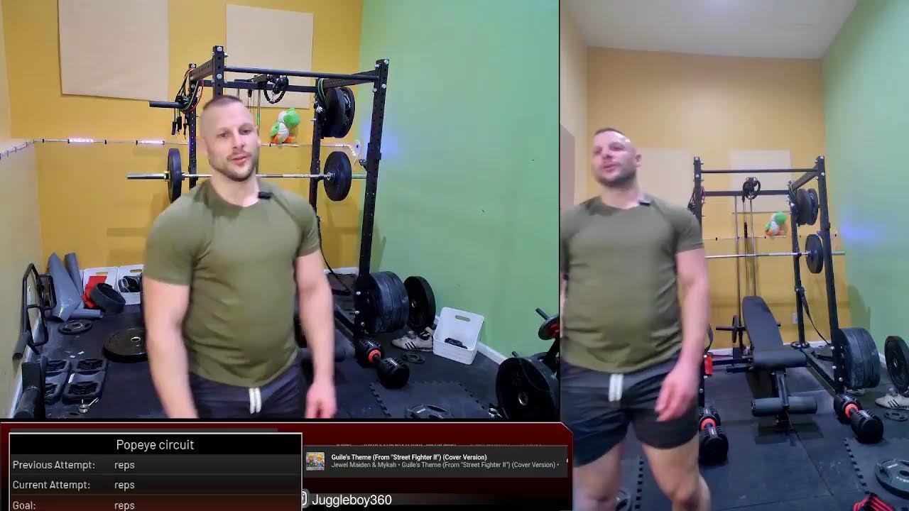 Training to be the strongest juggler on youtube or something