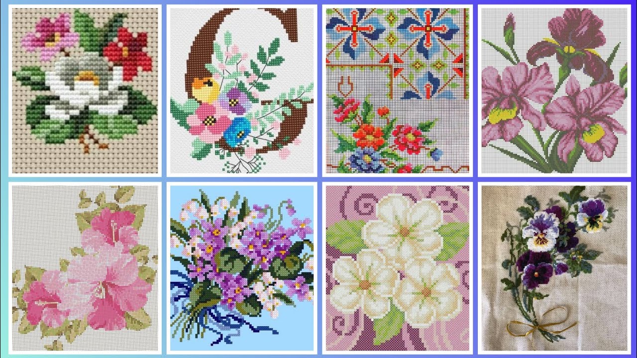 #1 Most Beautiful and Unique New Cross Stitch Patterns For Everything #CrossStitchDesign#Trend