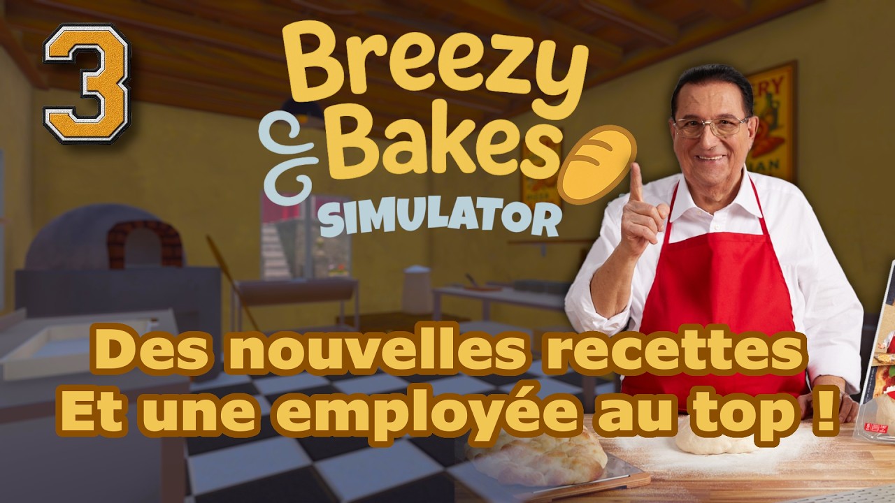 Breezy Bakes Simulator épisode 3 on recrute une caissière et on débloque plein de chose