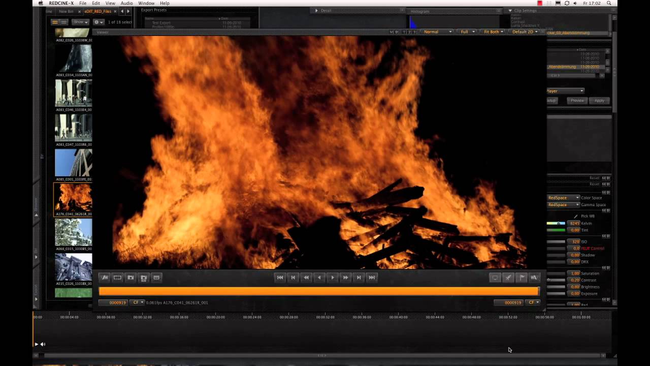 Workshop Redcine-X - First Steps with RED One RAW Clips