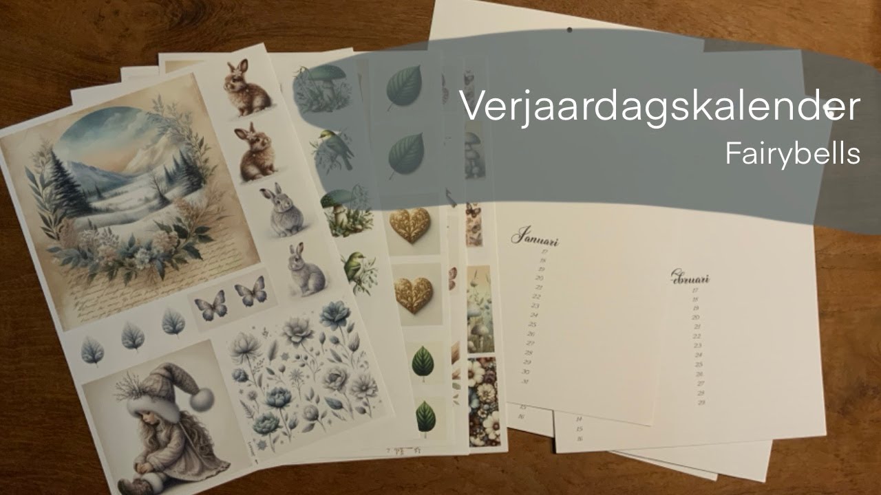 Nieuw: Fairybells Verjaardagskalender