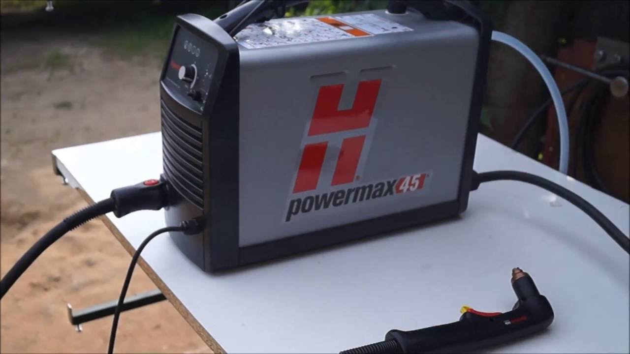 Hypertherm Powermax 45 - test wypalarki plazmowej / plasma cutter testing