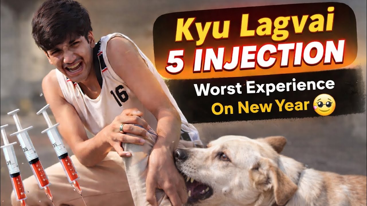 kyu lagvai 5 injection | new year ka special dhamaka vlog 😂 #trending #viral #vlog 