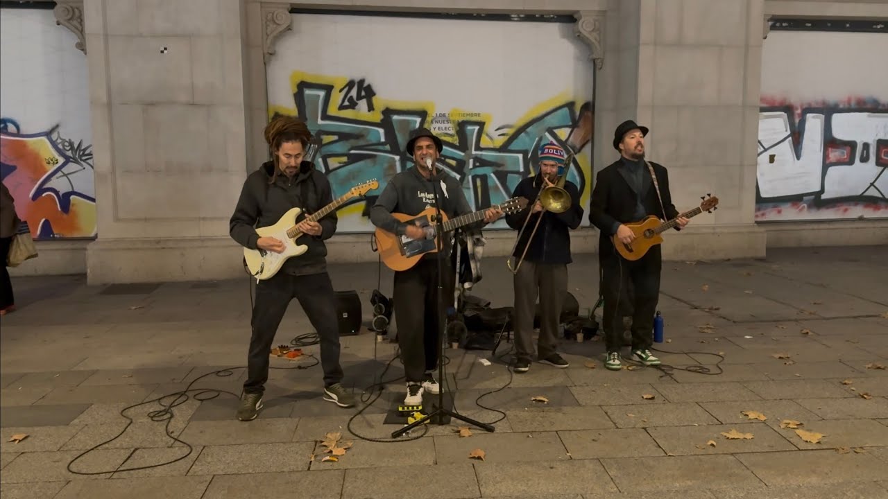 RUMBAKANA Band Street Singing Español Song