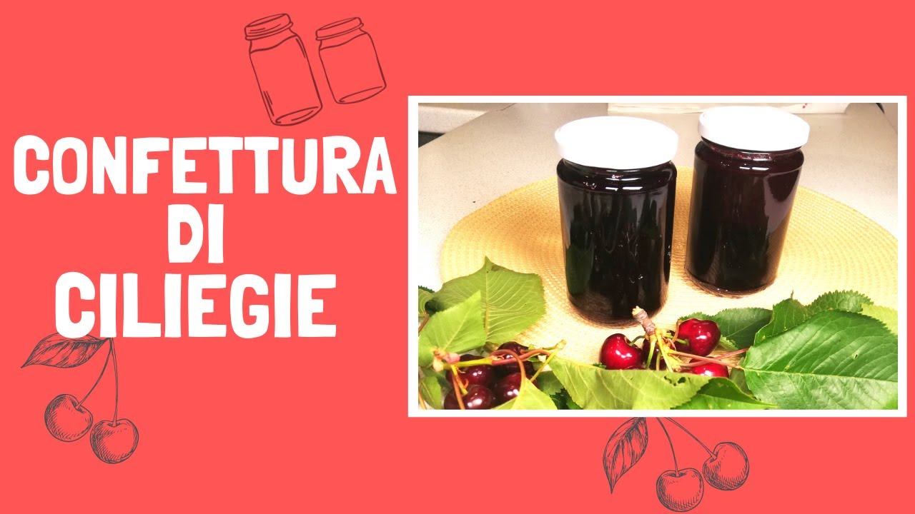 Confettura di ciliegie 🍒🍒