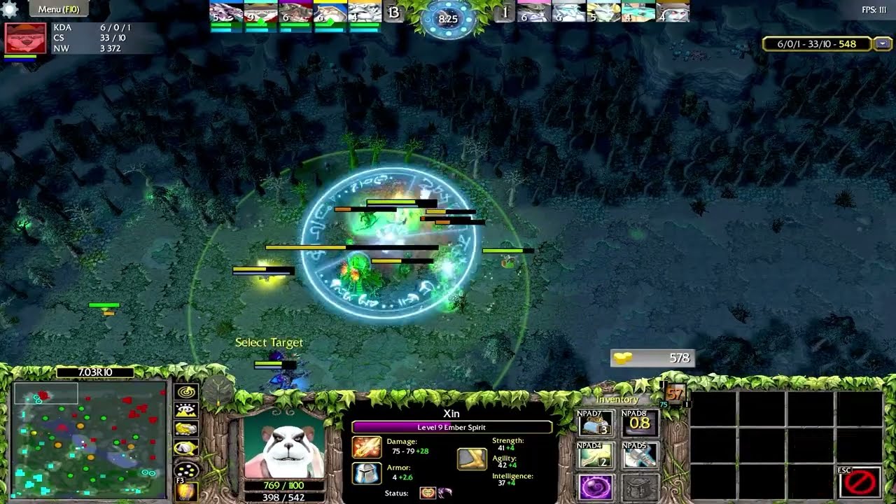 DOTA 1 Ember Spirit Xin Beyond GODLIKE #25