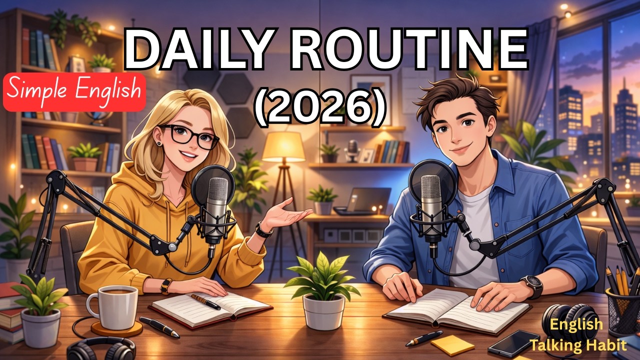 How to Talk About Your Daily Routine in English 2026 | Daily English Conversation | English Podcast