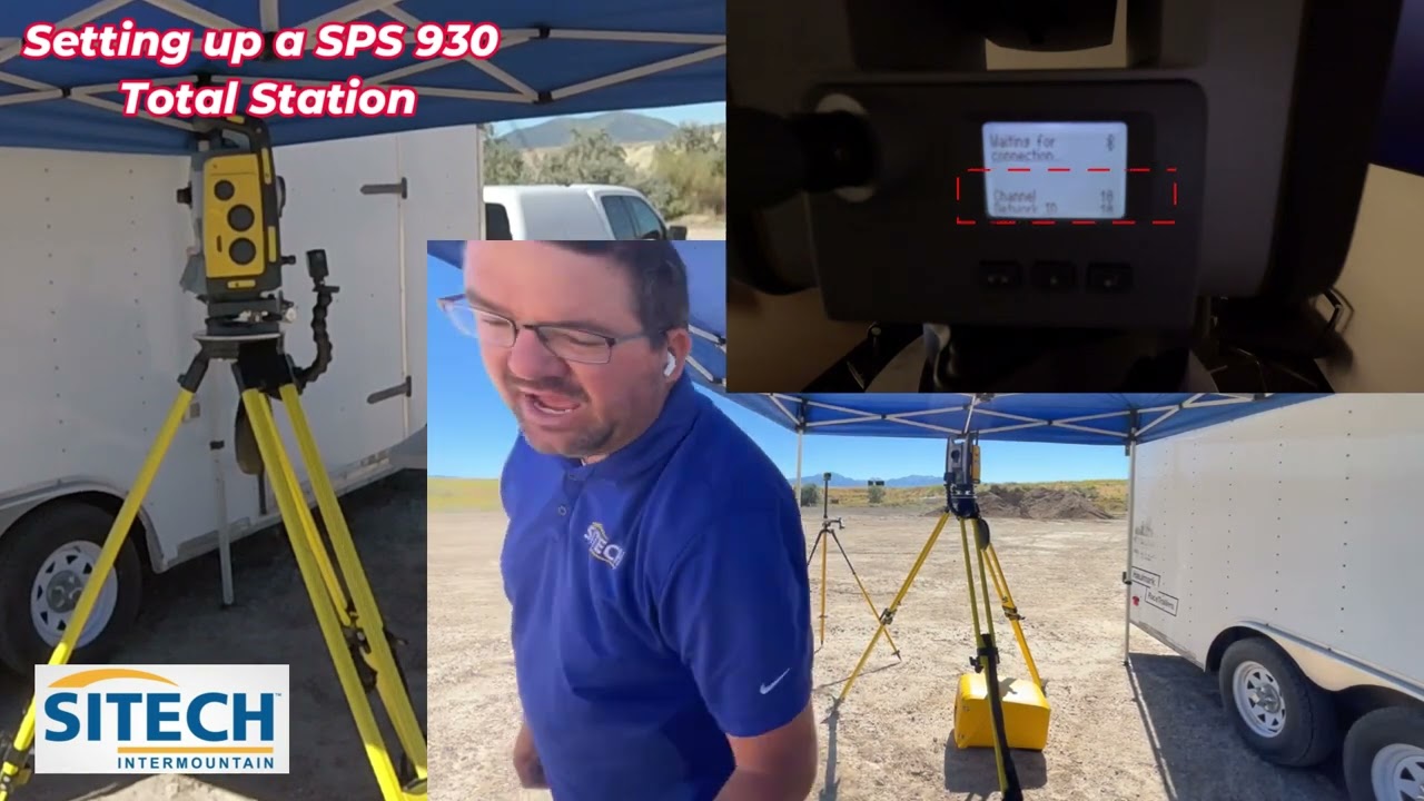 Siteworks SPS930 Total Station Set Up 1